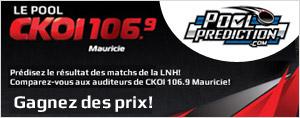 Faites vos pr�dictions de la LNH au 106,9 CKOI
