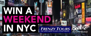 WIN a weekend in NYC with Frenzy Tours!
