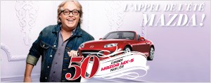 L'appel de l'�t� Mazda avec Rythme FM 50 Mazda MX-5 � gagner pour l'�t�