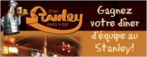 Gagnez votre d�ner d'�quipe au Stanley!
