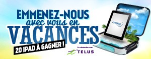 Emmenez-nous avec vous en vacances!
