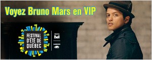 Voyez Bruno Mars en VIP au Festival d'�t� de Qu�bec