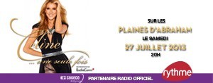 C�LINE DION ... UNE SEULE FOIS SUR LES PLAINES D'ABRAHAM