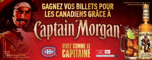 Gagnez vos billets pour les Canadiens grâce à Captain Morgan