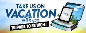 Take us on vacation with you!