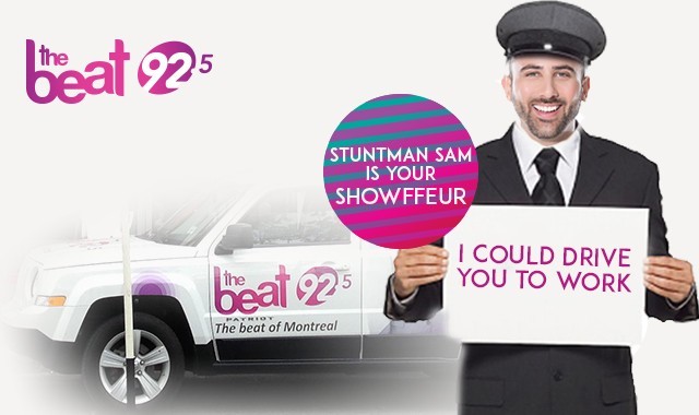 Stuntman Sam is your Showffeur