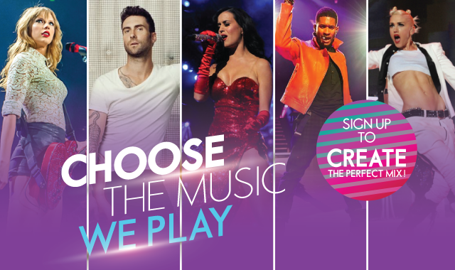CHOOSE THE MUSIC WE PLAY!