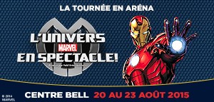 Gagnez vos billets pour L'UNIVERS MARVEL EN SPECTACLE