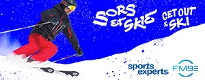 Sors et skie