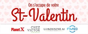 Le FM93 s'occupe de votre St-Valentin
