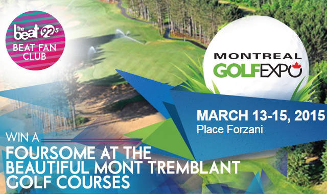 BEAT FAN CLUB: A foursome at a Mont Tremblant Golf Course