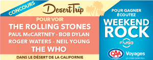 Gagnez vos billets pour DESERT TRIP en Californie !