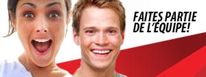 FAITES PARTIE DE L'�QUIPE !