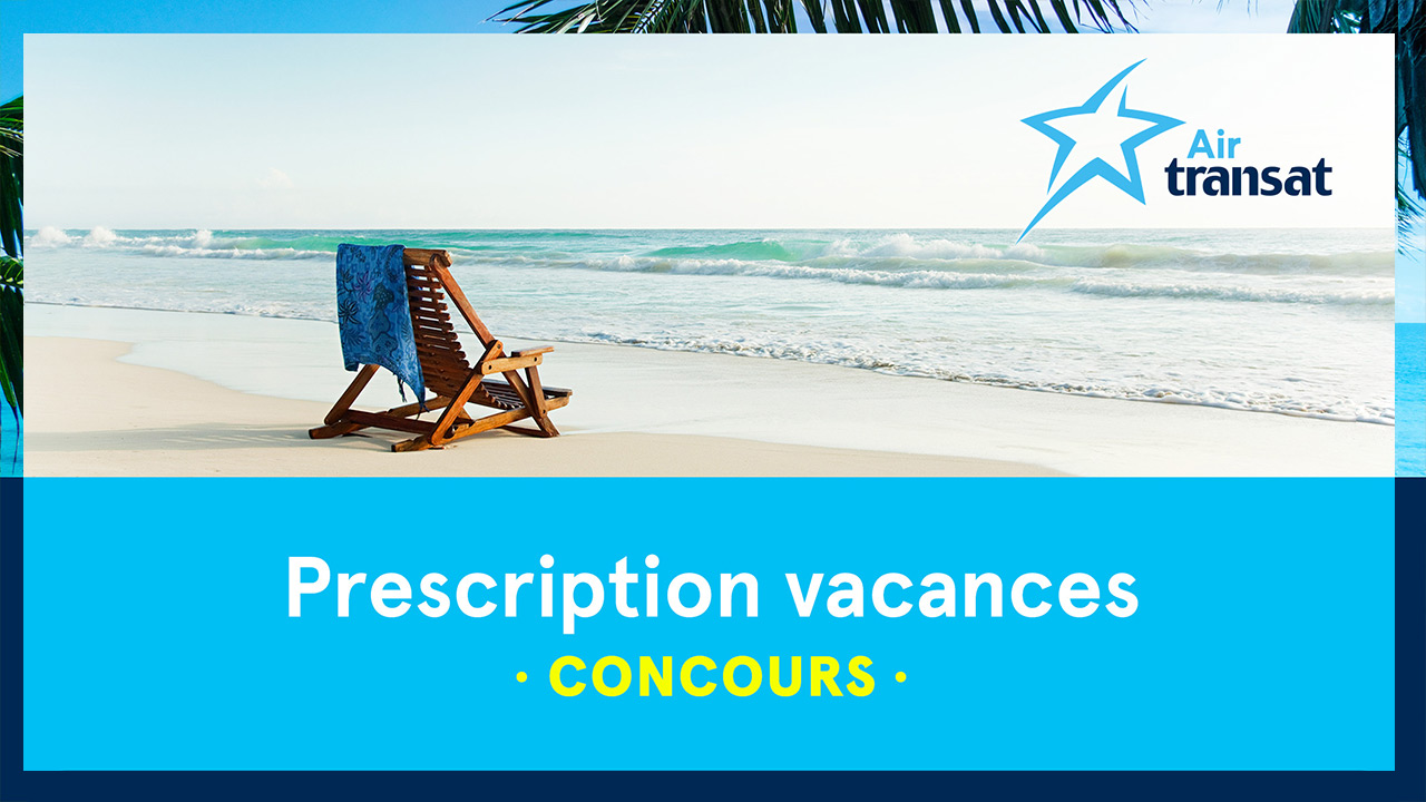 Prescription vacances avec Air Transat