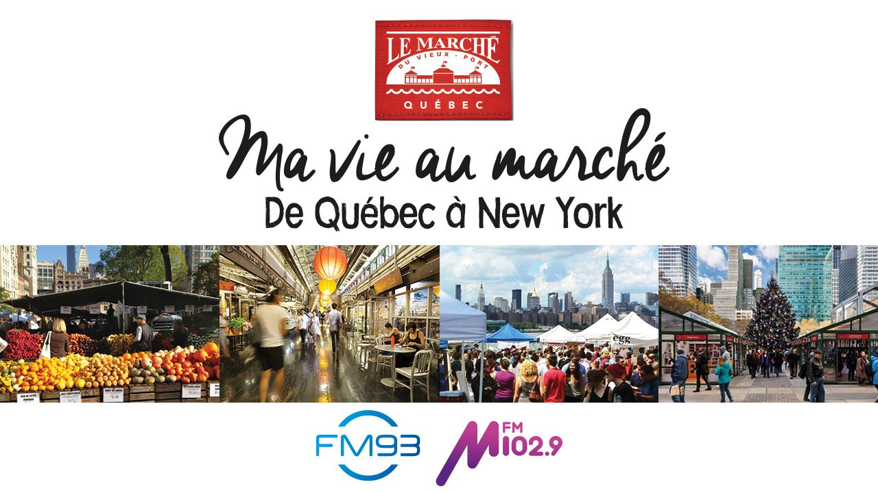 Ma vie au marché de Québec à New York