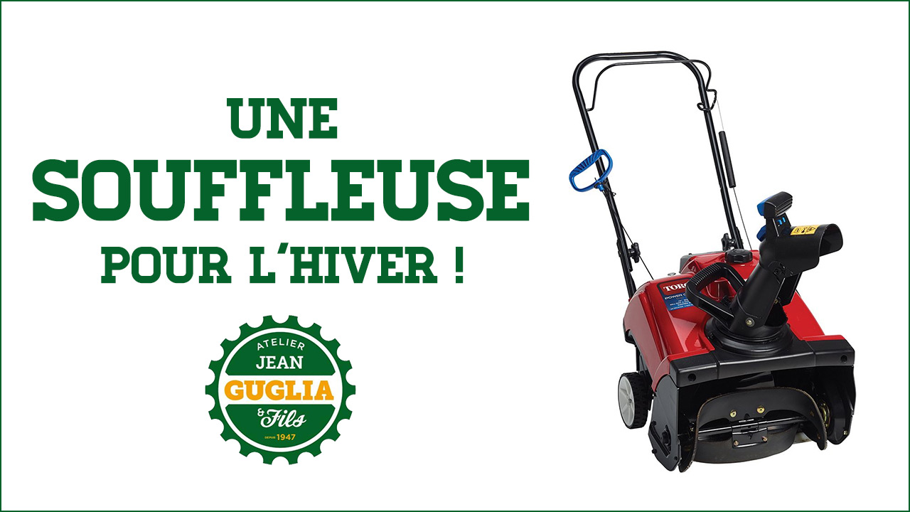 Ta souffleuse Toro offerte par Jean Guglia & fils