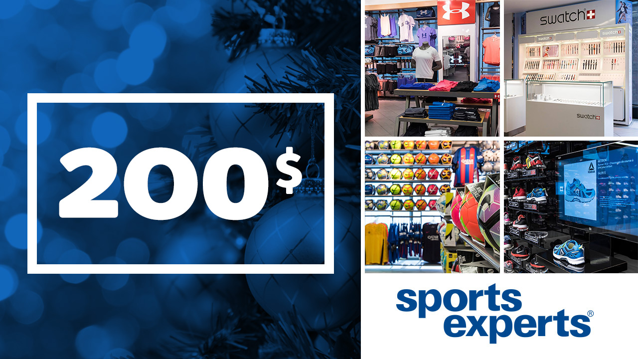 Sports Experts te gâte pour Noël!