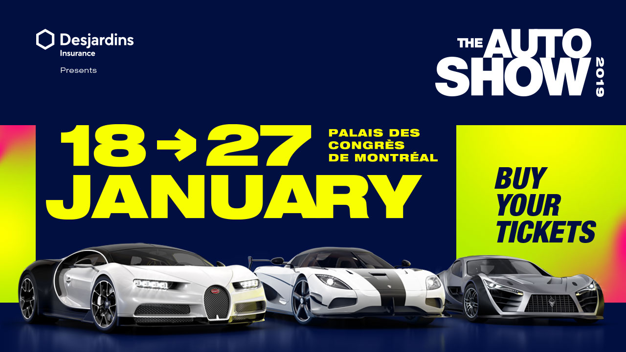 WIN tickets to the Montreal Auto Show