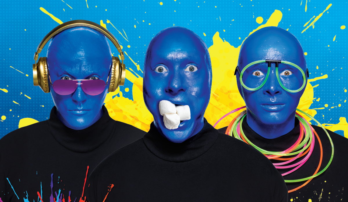 See the Blue Man Group
