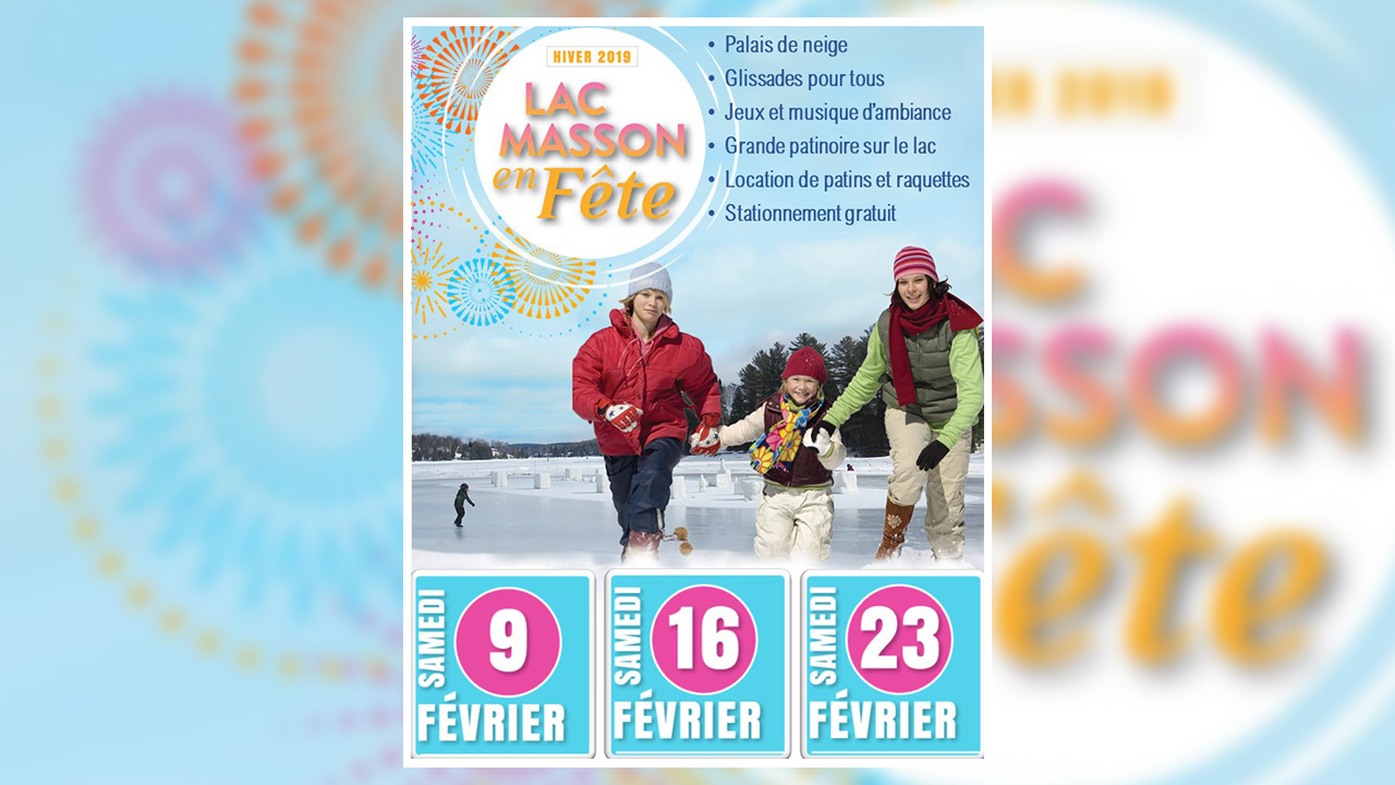 Participez à Lac Masson en fête - édition hiver 2019