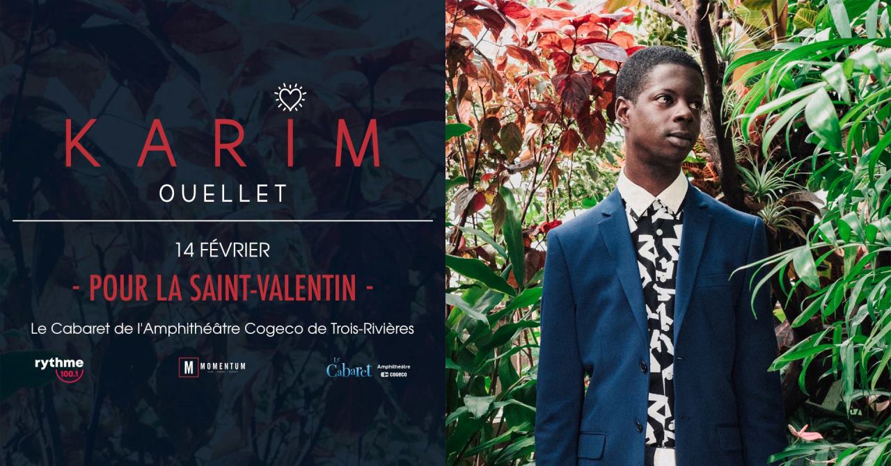 Gagnez votre paire de billets pour assister au spectacle de Karim Ouellet !