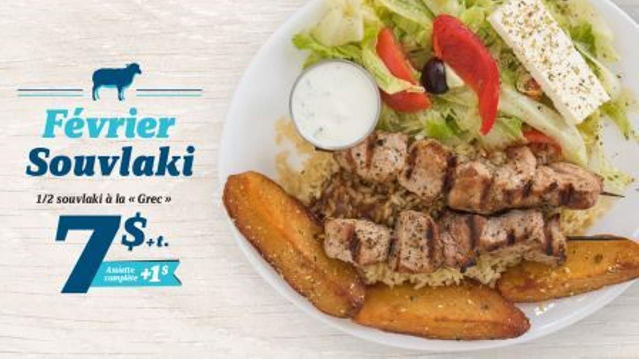 Gagnez votre repas souvlaki pour 4 personnes !