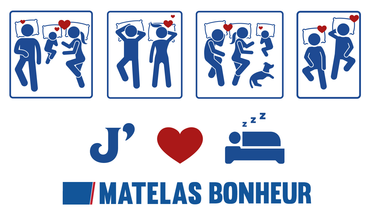Matelas Bonheur : adapté pour toutes les positions!