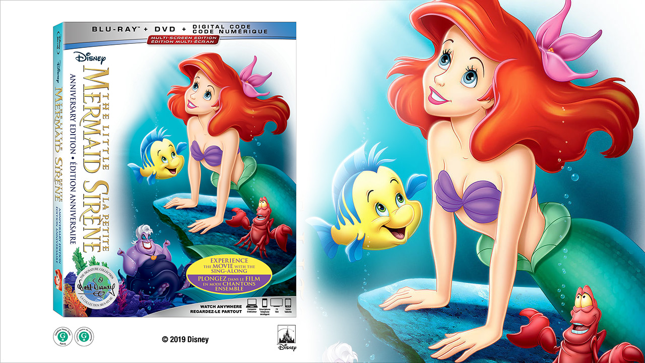 Gagnez le combo BluRay Édition anniversaire de La Petite sirène