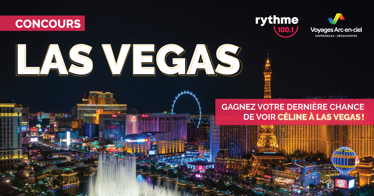 Rythme vous offre votre dernière chance de voir Céline à Las Vegas !
