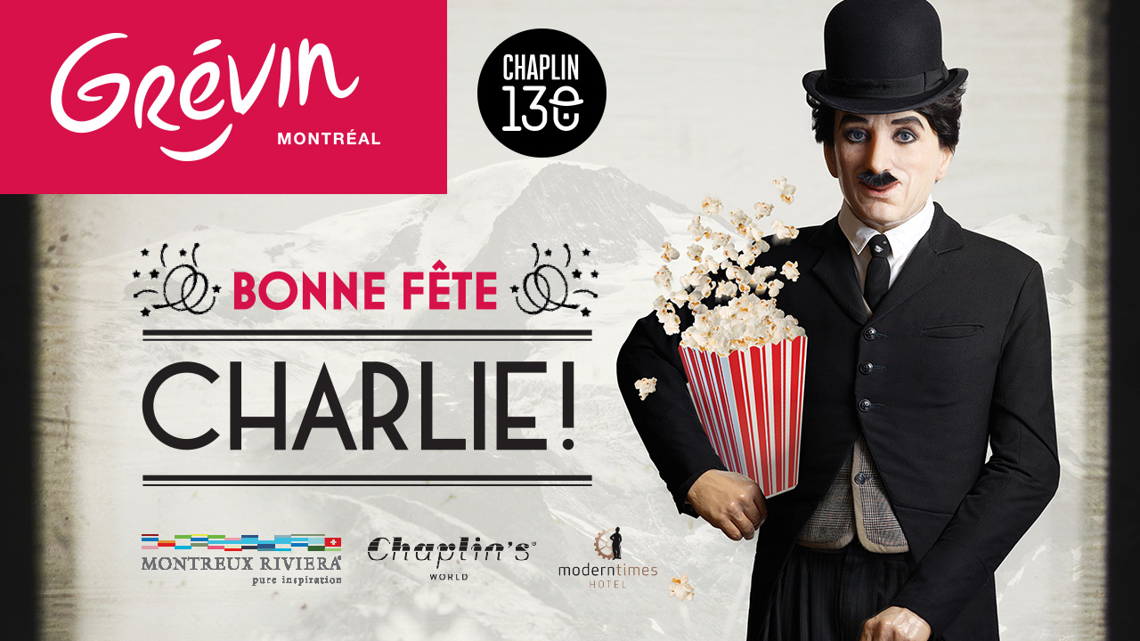Fêtez les 130 ans de Charlie en vous envolant au Chaplin's World en Suisse!