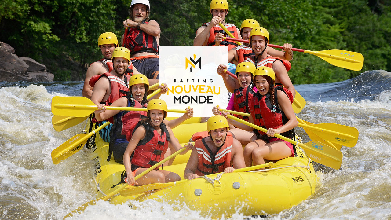Journée d'aventure en famille au Rafting Nouveau Monde
